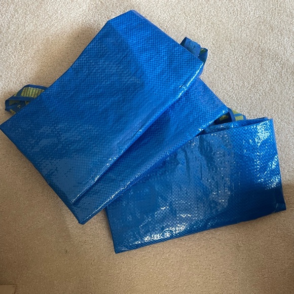 NWOT IKEA Set of 3 FRAKTA
Shopping bag, large, blue, 21 ¾x14 ½x13 ¾ "/19 gallon - Picture 3 of 3
